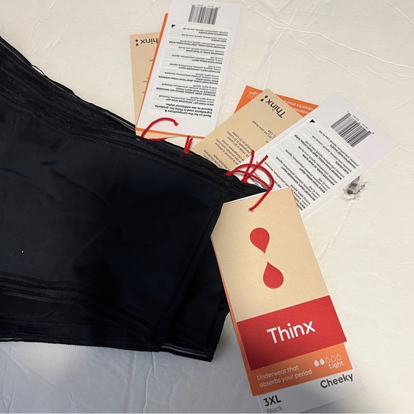 Thinx black cheeky period panties - Picture 4 of 4